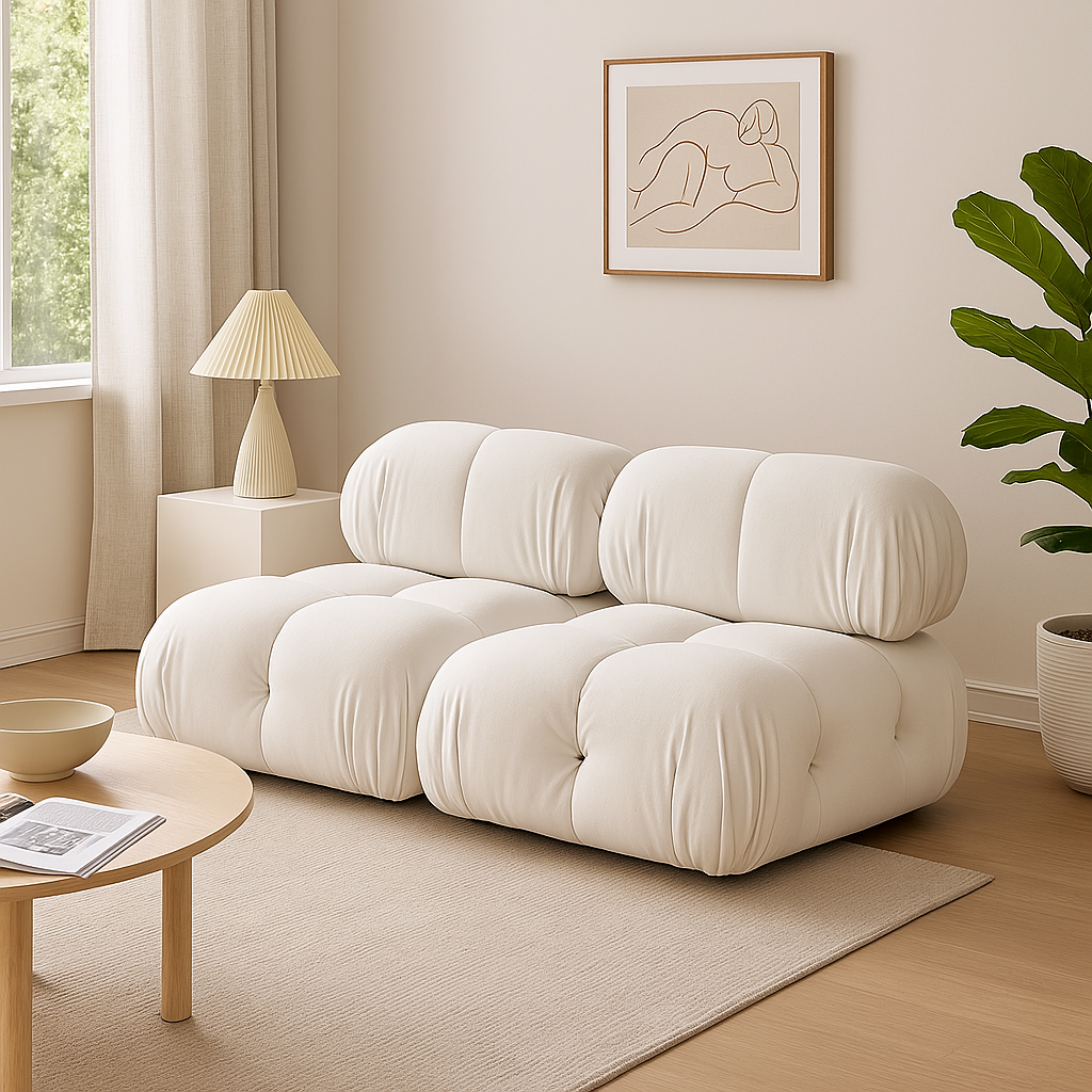 White Nordic Living Room Sofas Modern Double Comfortable Bean Bag Sofa Lazy European Muebles Para El Hogar Muebles Para El Hogar — Modern Luxury