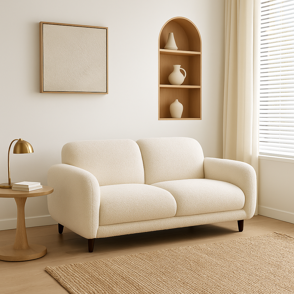 White Nordic Living Room Sofas Modern Double Comfortable Bean Bag Sofa Lazy European Muebles Para El Hogar Muebles Para El Hogar — Modern Luxury