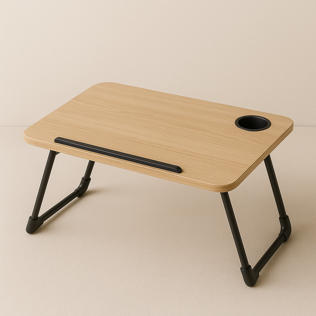 Multi-Functional Folding Laptop Stand Holder Study Table Desk Foldable Computer Desk For Bed Sofa Tea Serving Table Stand — Modern Luxury