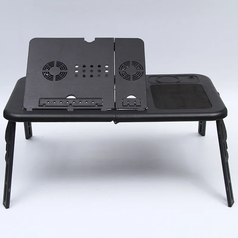 Laptop Desk Multifunctional Notebook Computer Table Stand-Type Folding Computer Table Usb Cooling Bed Notebook Computer Stand — Modern Luxury