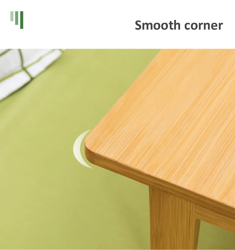 Foldable Laptop Desk Living Room Dining Apartment Tea Table Simple Modern Table Minimalist Baboo Coffee Table — Modern Luxury