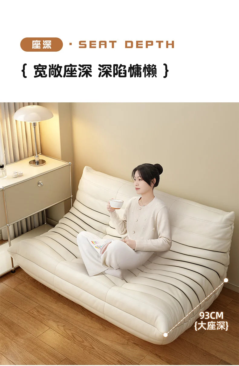 White Nordic Living Room Sofas Modern Double Comfortable Bean Bag Sofa Lazy European Muebles Para El Hogar Muebles Para El Hogar — Modern Luxury