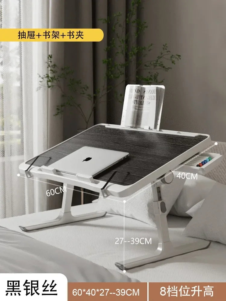 Multi-Functional Folding Laptop Stand Holder Study Table Desk Foldable Computer Desk For Bed Sofa Tea Serving Table Stand — Modern Luxury
