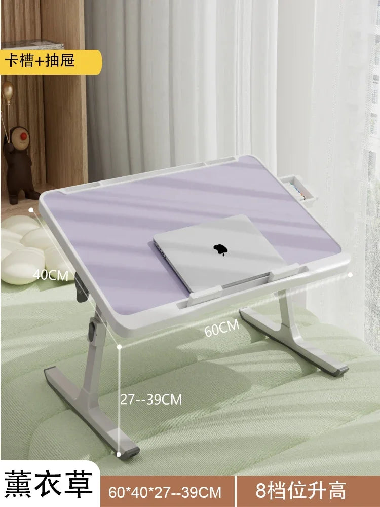 Multi-Functional Folding Laptop Stand Holder Study Table Desk Foldable Computer Desk For Bed Sofa Tea Serving Table Stand — Modern Luxury