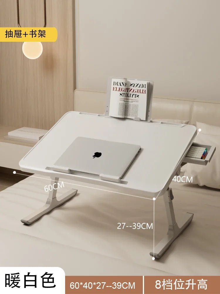 Multi-Functional Folding Laptop Stand Holder Study Table Desk Foldable Computer Desk For Bed Sofa Tea Serving Table Stand — Modern Luxury