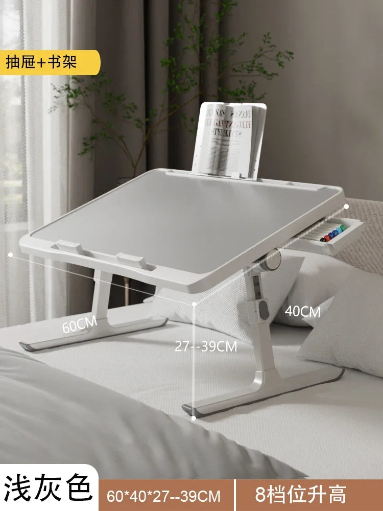 Multi-Functional Folding Laptop Stand Holder Study Table Desk Foldable Computer Desk For Bed Sofa Tea Serving Table Stand — Modern Luxury