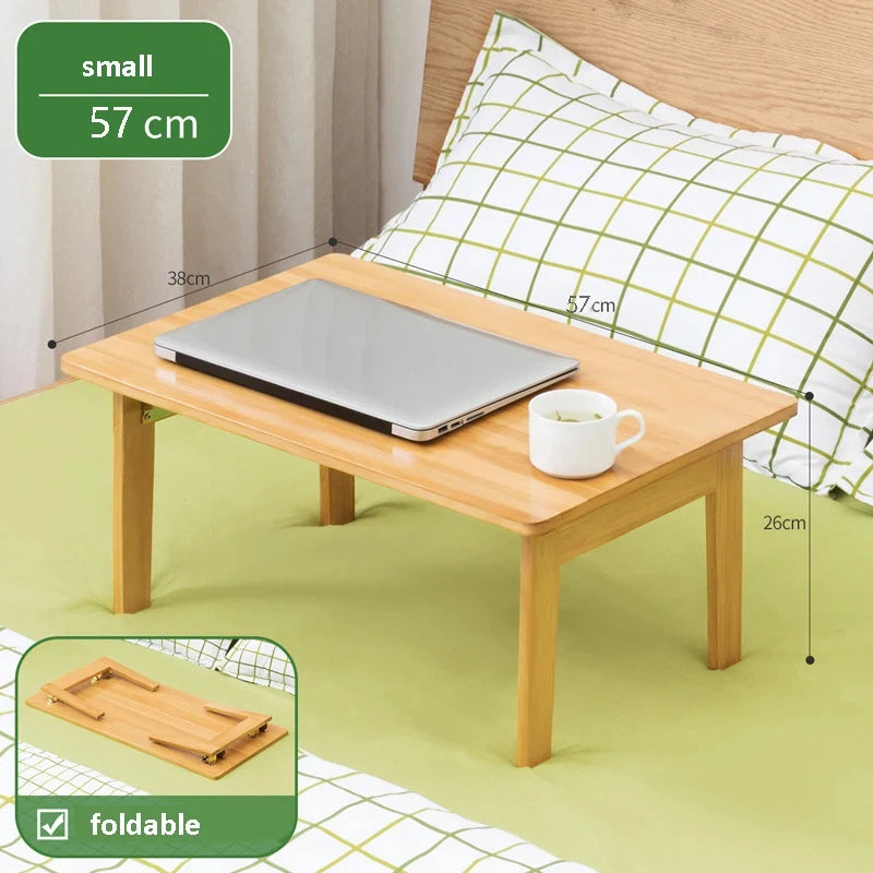 Foldable Laptop Desk Living Room Dining Apartment Tea Table Simple Modern Table Minimalist Baboo Coffee Table — Modern Luxury