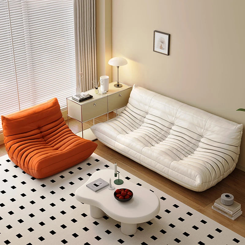 White Nordic Living Room Sofas Modern Double Comfortable Bean Bag Sofa Lazy European Muebles Para El Hogar Muebles Para El Hogar — Modern Luxury