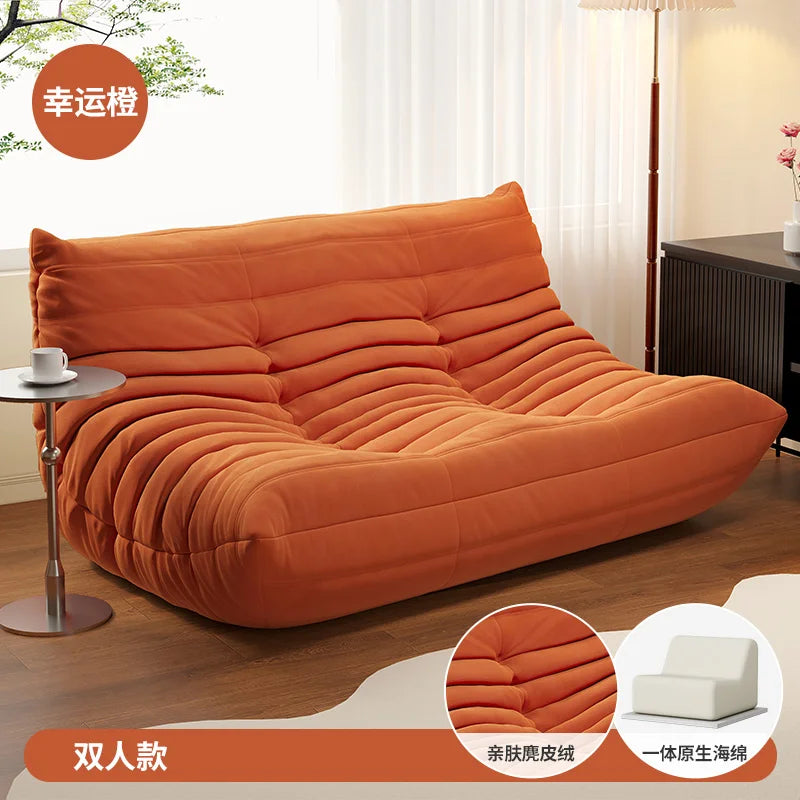 White Nordic Living Room Sofas Modern Double Comfortable Bean Bag Sofa Lazy European Muebles Para El Hogar Muebles Para El Hogar — Modern Luxury