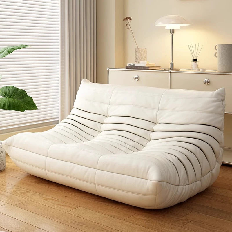 White Nordic Living Room Sofas Modern Double Comfortable Bean Bag Sofa Lazy European Muebles Para El Hogar Muebles Para El Hogar — Modern Luxury