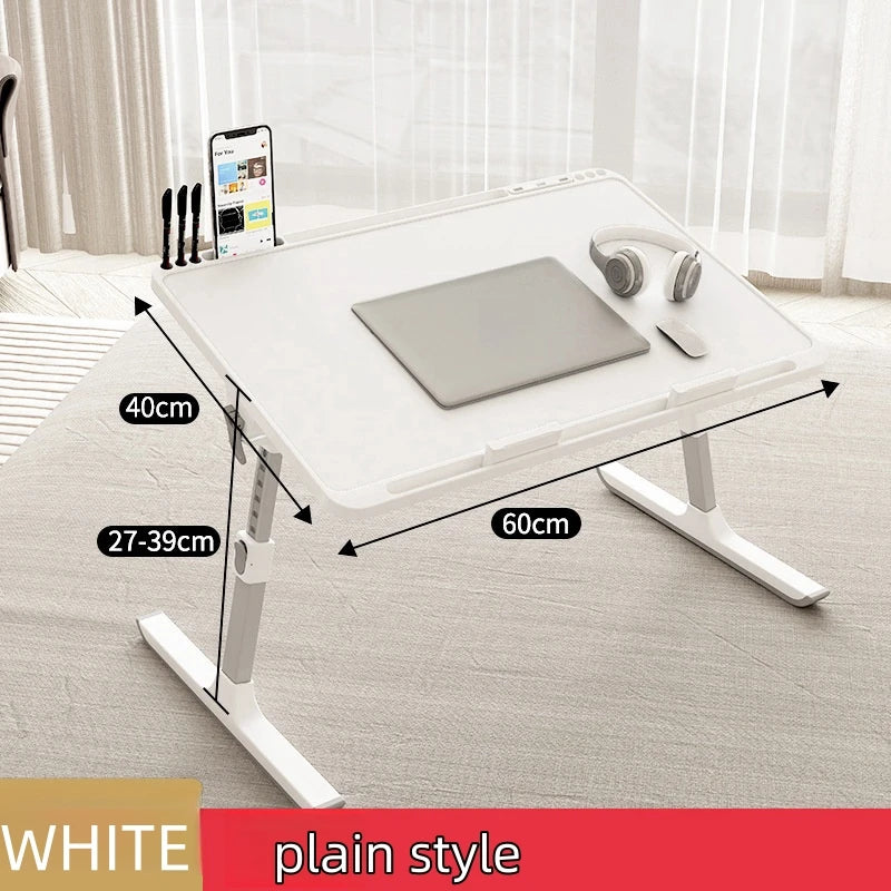 Laptop Bed Tray Table, Adjustable Laptop Bed Table,Portable Standing Desk With Storage Drawer,Foldable Lap Tablet Table For Sofa — Modern Luxury