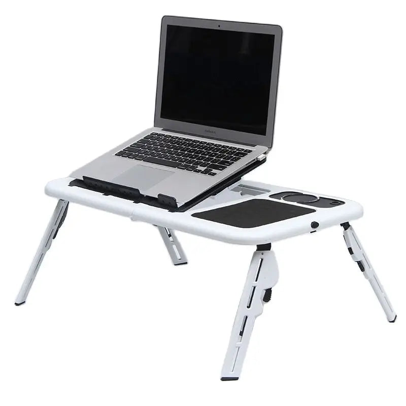 Laptop Desk Multifunctional Notebook Computer Table Stand-Type Folding Computer Table Usb Cooling Bed Notebook Computer Stand — Modern Luxury