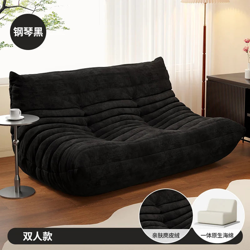 White Nordic Living Room Sofas Modern Double Comfortable Bean Bag Sofa Lazy European Muebles Para El Hogar Muebles Para El Hogar — Modern Luxury