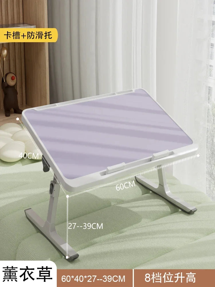 Multi-Functional Folding Laptop Stand Holder Study Table Desk Foldable Computer Desk For Bed Sofa Tea Serving Table Stand — Modern Luxury