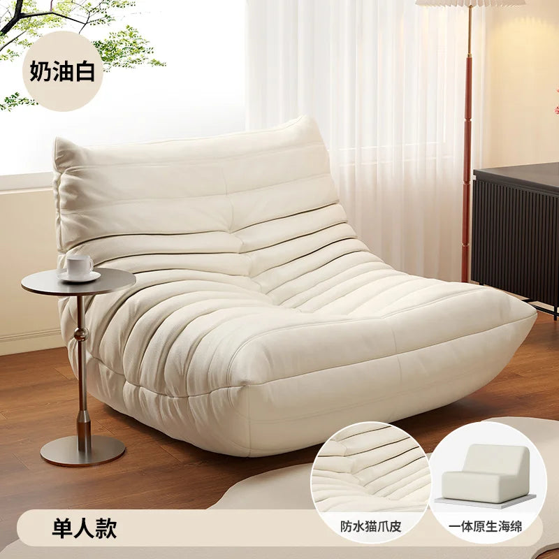 White Nordic Living Room Sofas Modern Double Comfortable Bean Bag Sofa Lazy European Muebles Para El Hogar Muebles Para El Hogar — Modern Luxury