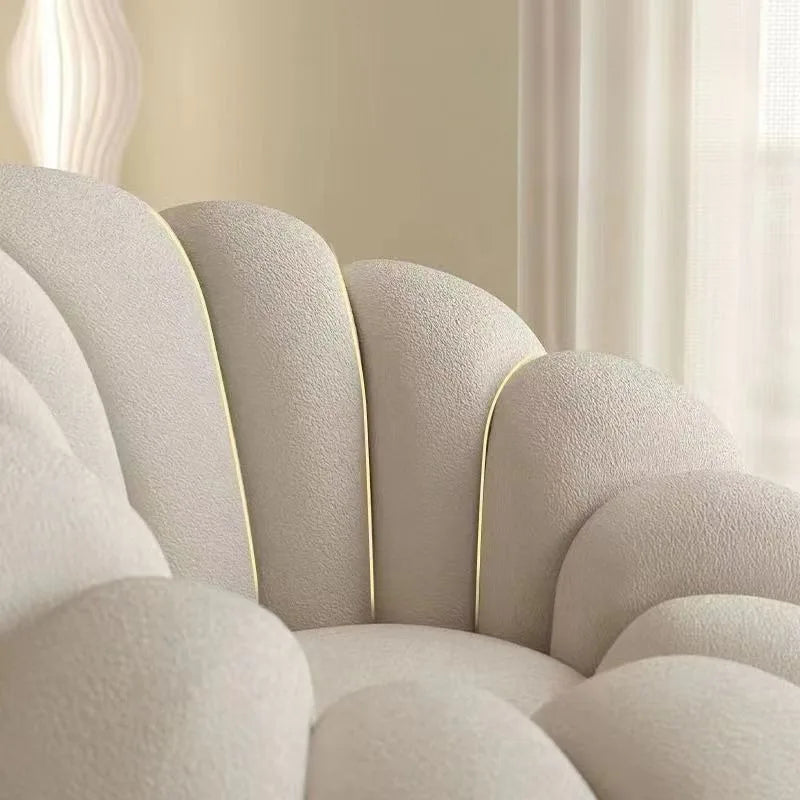 Comfortable Pumpkin Shape Living Room Lazy Sofa Soft Luxury Creative Modern Nordic Bedroom Single Lazy Sofas Home Decorations