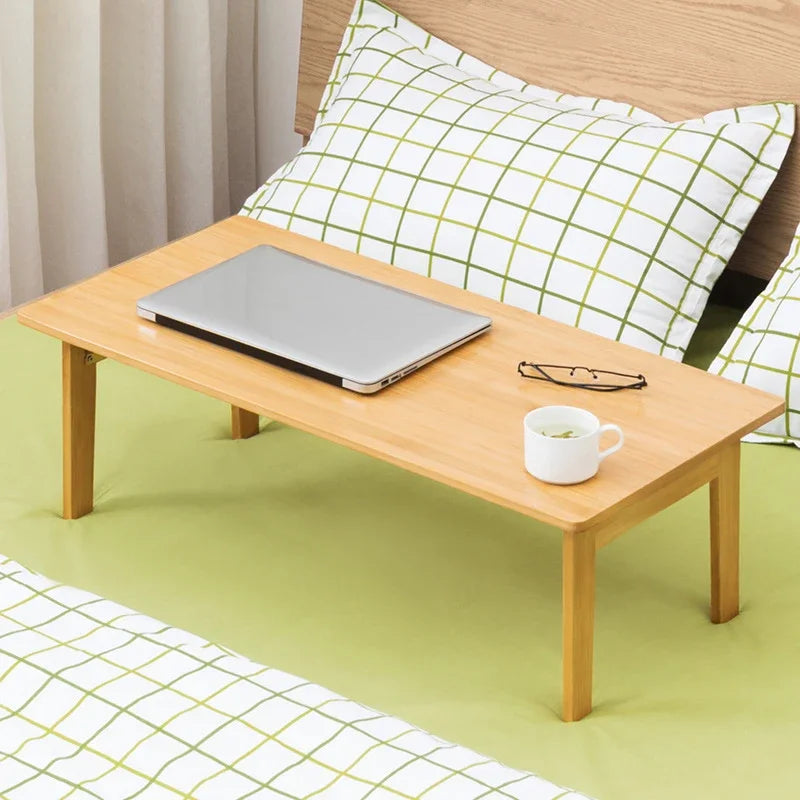 Foldable Laptop Desk Living Room Dining Apartment Tea Table Simple Modern Table Minimalist Baboo Coffee Table — Modern Luxury