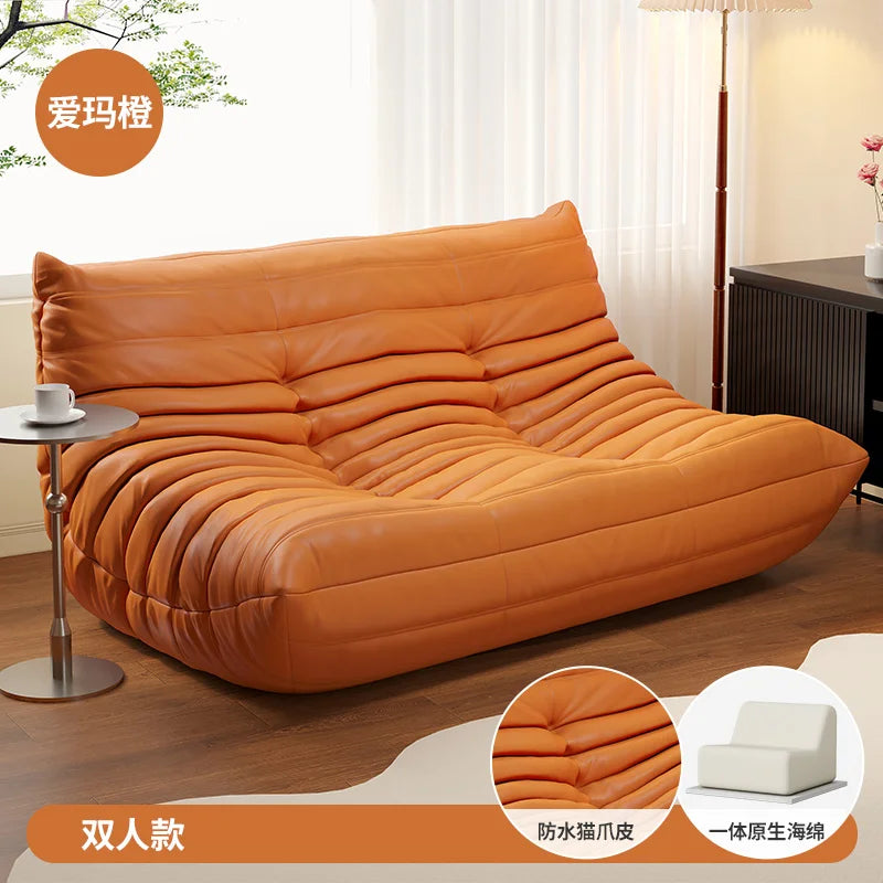 White Nordic Living Room Sofas Modern Double Comfortable Bean Bag Sofa Lazy European Muebles Para El Hogar Muebles Para El Hogar — Modern Luxury