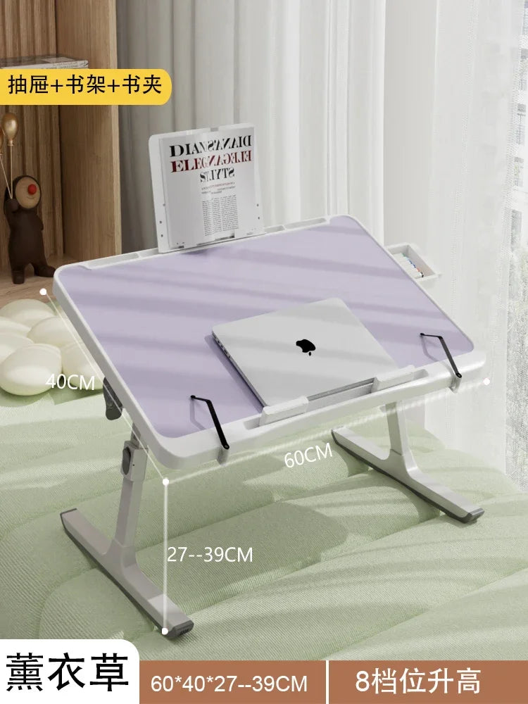 Multi-Functional Folding Laptop Stand Holder Study Table Desk Foldable Computer Desk For Bed Sofa Tea Serving Table Stand — Modern Luxury