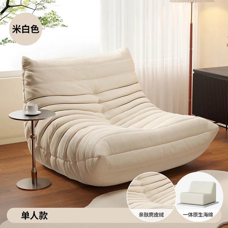 White Nordic Living Room Sofas Modern Double Comfortable Bean Bag Sofa Lazy European Muebles Para El Hogar Muebles Para El Hogar — Modern Luxury