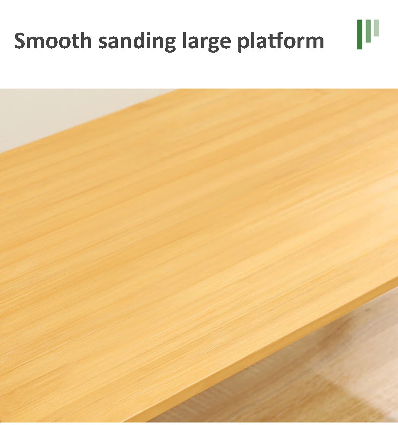 Foldable Laptop Desk Living Room Dining Apartment Tea Table Simple Modern Table Minimalist Baboo Coffee Table — Modern Luxury