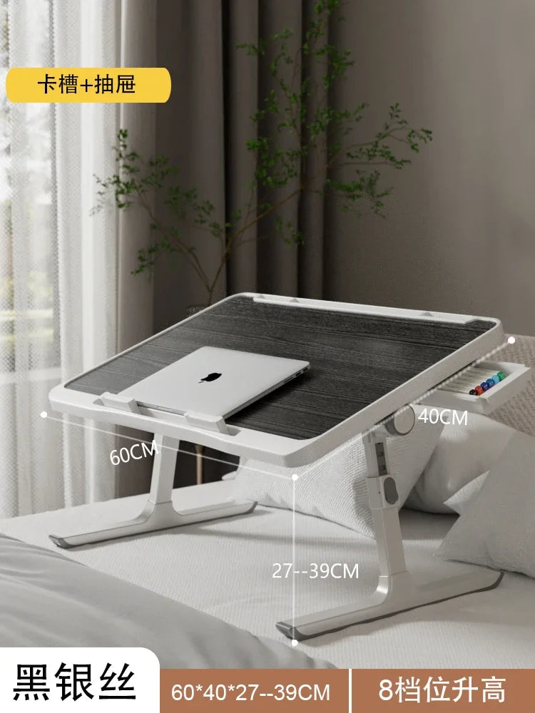 Multi-Functional Folding Laptop Stand Holder Study Table Desk Foldable Computer Desk For Bed Sofa Tea Serving Table Stand — Modern Luxury