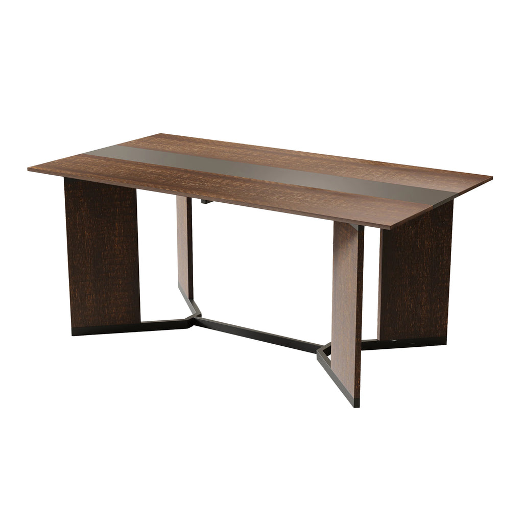 71" Signature Marble-Finish Dining Table – Modern Elegance For 4 To 10 Guests — Modern Luxury