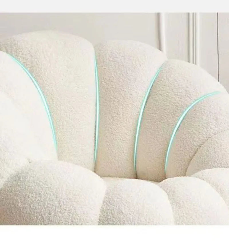 Comfortable Pumpkin Shape Living Room Lazy Sofa Soft Luxury Creative Modern Nordic Bedroom Single Lazy Sofas Home Decorations