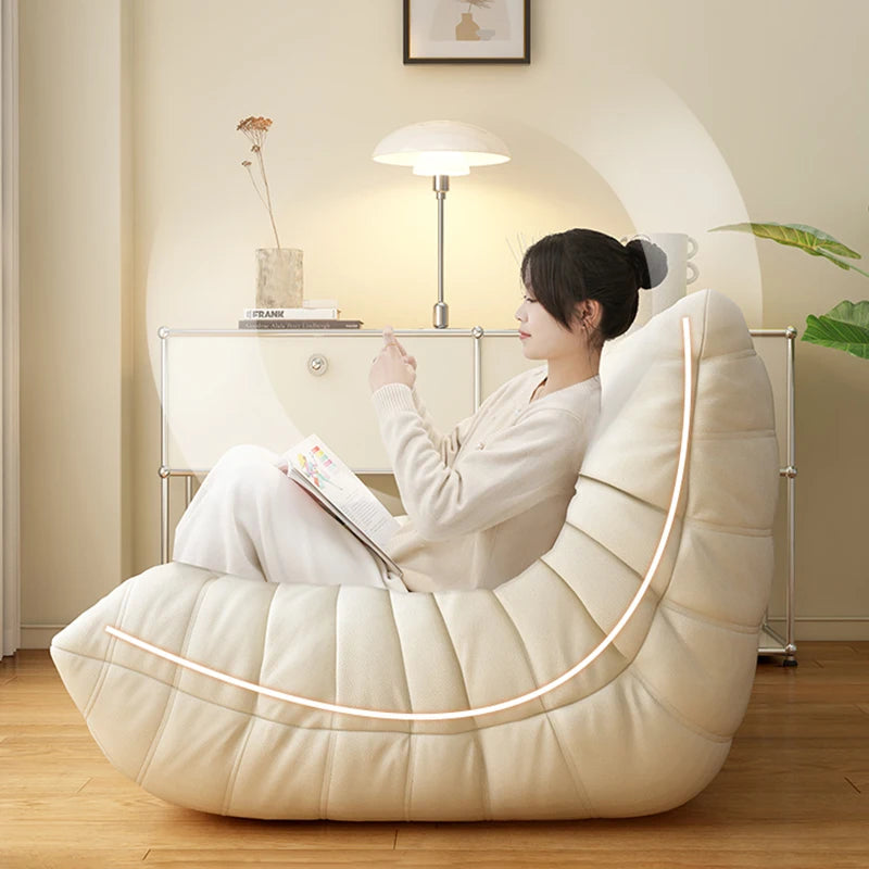 White Nordic Living Room Sofas Modern Double Comfortable Bean Bag Sofa Lazy European Muebles Para El Hogar Muebles Para El Hogar — Modern Luxury