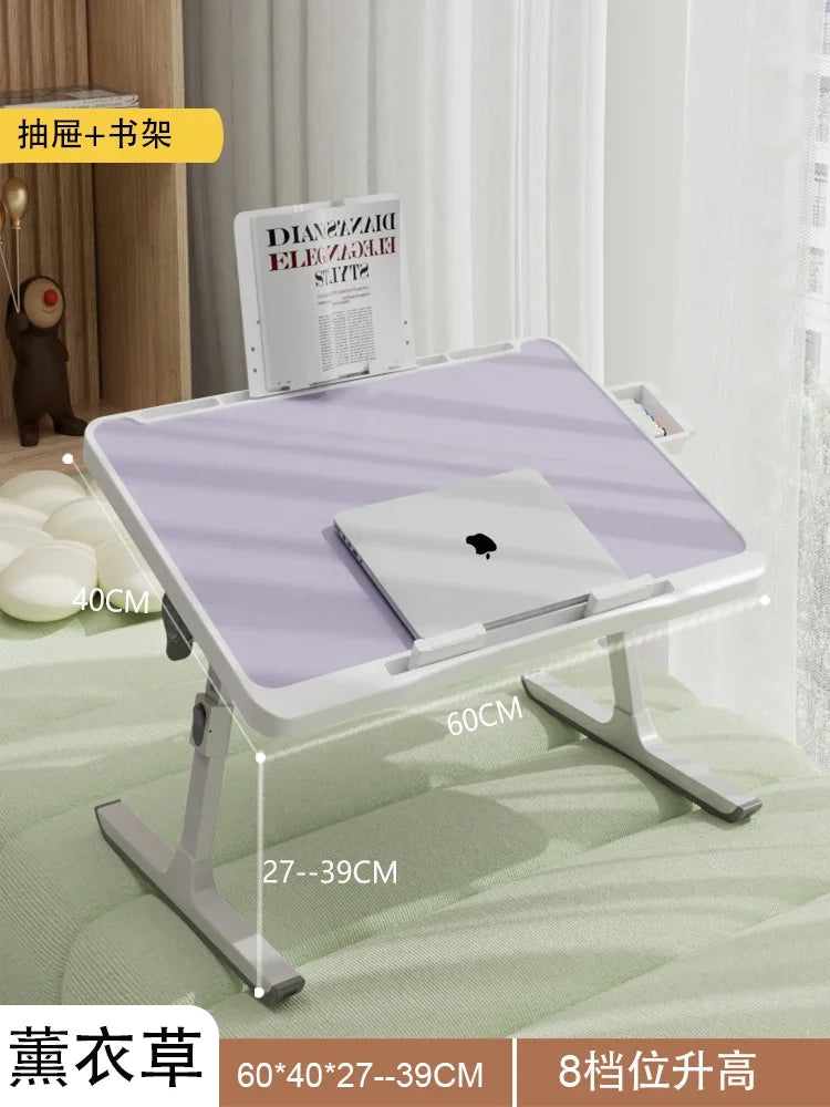Multi-Functional Folding Laptop Stand Holder Study Table Desk Foldable Computer Desk For Bed Sofa Tea Serving Table Stand — Modern Luxury