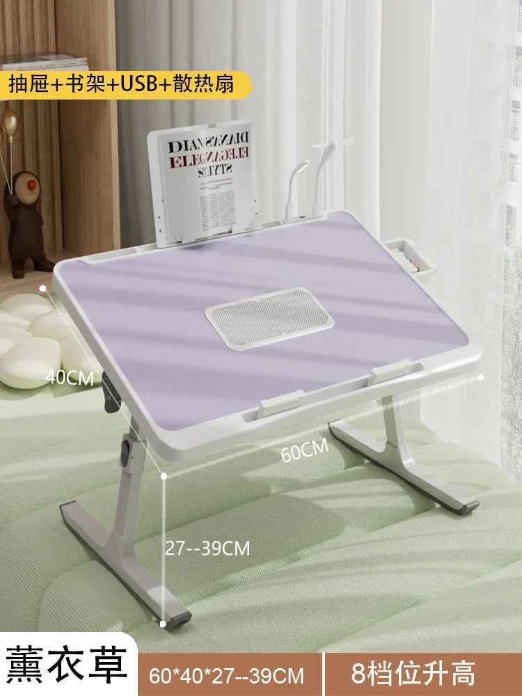 Multi-Functional Folding Laptop Stand Holder Study Table Desk Foldable Computer Desk For Bed Sofa Tea Serving Table Stand — Modern Luxury