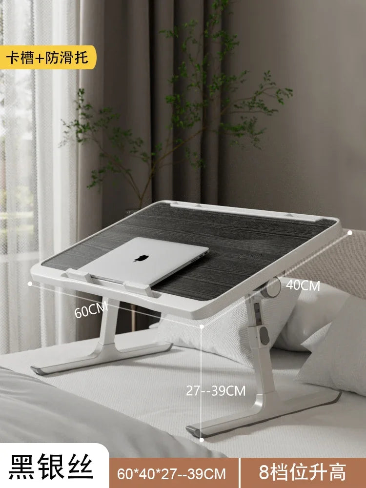 Multi-Functional Folding Laptop Stand Holder Study Table Desk Foldable Computer Desk For Bed Sofa Tea Serving Table Stand — Modern Luxury